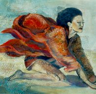 Mara, 23" x 23" - Mixed Media, $ 700